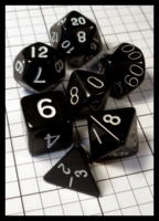 Dice : Dice - Dice Sets - Wiz Dice Black Opaque - eBay Sept 2014